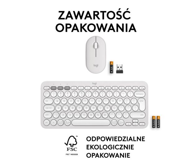Logitech Pebble 2 Combo biały - 1172742 - zdjęcie 14